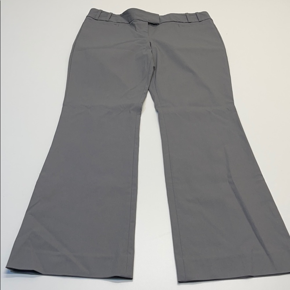 THE LIMITED Womens 10 Drew Fit Gray Boot Leg Pants